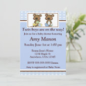 Lädt personalisierte Babydusche der Einladung (Stehend Vorderseite)