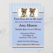 Lädt personalisierte Babydusche der Einladung (Vorne/Hinten)