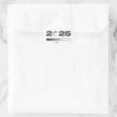 Ladung 2025 runder aufkleber (Tasche)