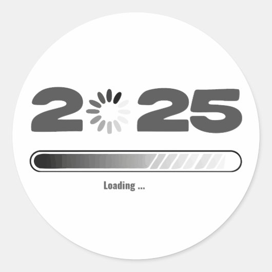 Ladung 2025 runder aufkleber (Vorderseite)