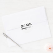 Ladung 2025 runder aufkleber (Umschlag)