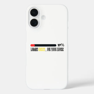 Ladung Energie... Por Bevorzugen Espere Hispanic H iPhone 16 Hülle