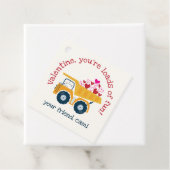 Ladung Fun Dump Truck Valentine Geschenkanhänger (Beispiel)