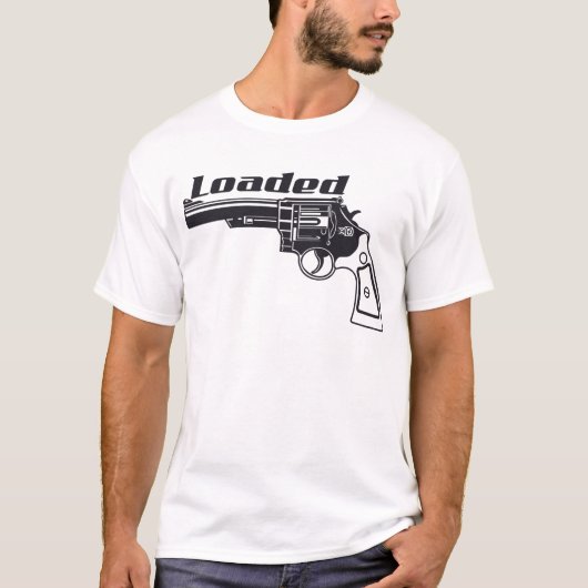 Ladung Hand Gun von US-Zoll Tinte T-Shirt (Vorderseite)