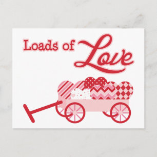 Ladung Liebe Valentinstag Feiertagspostkarte