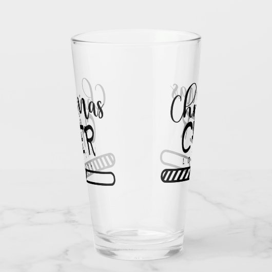 Ladung Weihnachtsschrei | Funny Seasonal Spaß Glas (Rechts)