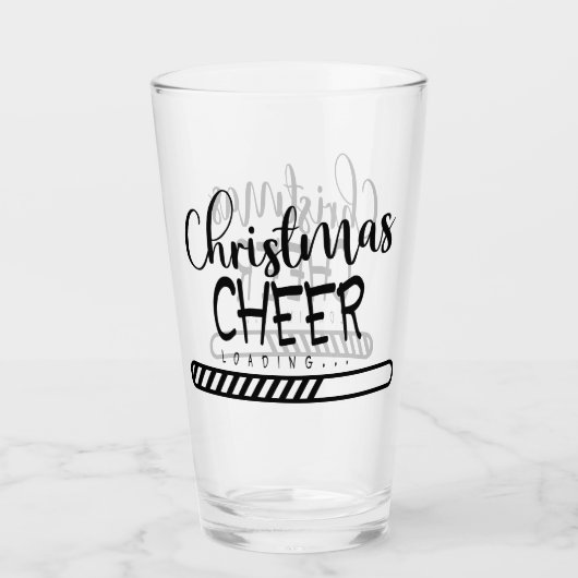 Ladung Weihnachtsschrei | Funny Seasonal Spaß Glas (Vorderseite)