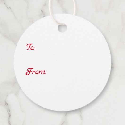 Ladungen Liebe Roter Lkw Herz Valentine Geschenkanhänger (Rückseite)