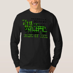 Ladungen von Luck Buffalo Kariert Truck Kleeblatt  T-Shirt