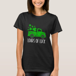 Ladungen von Luck Buffalo Kariert Truck Kleeblatt  T-Shirt