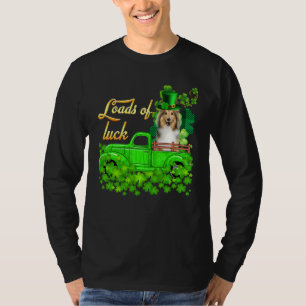 Ladungen von Luck Truck Shetland Sheepdog St Patri T-Shirt
