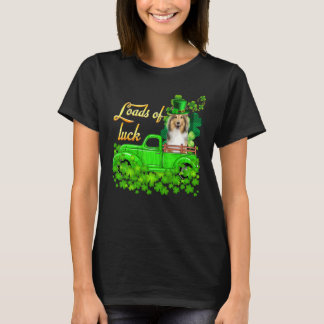 Ladungen von Luck Truck Shetland Sheepdog St Patri T-Shirt