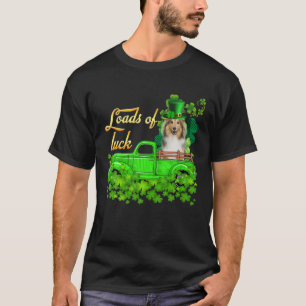 Ladungen von Luck Truck Shetland Sheepdog St Patri T-Shirt