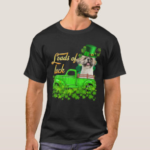 Ladungen von Luck Truck Shih Tzu St Patrick's Day T-Shirt