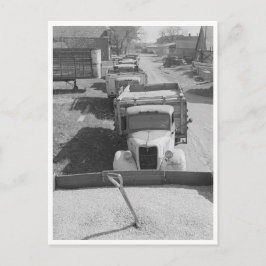 Ladungen von Mais ohne Schale Postkarte