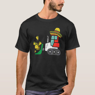 Ladungen von Tacos Bulldozer Cinco de Mayo Kid Bab T-Shirt