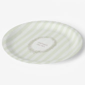 Laduree Französischer Kaffee Bonjour Bebe Grüner S Pappteller (Schrägansicht)