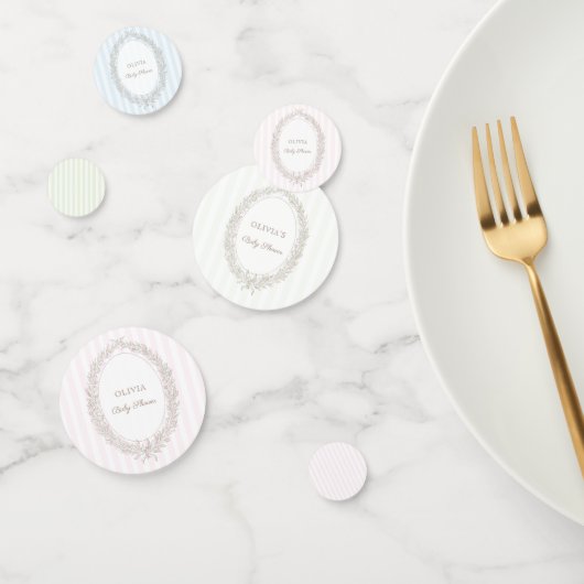 Laduree French Caffee Bonjour Bebe Green Strip Konfetti (Gruppe)