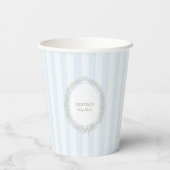 Laduree French Caffee Patisserie Boulangerie Blue Pappbecher (Rückseite)