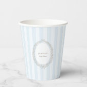 Laduree French Caffee Patisserie Boulangerie Blue Pappbecher (Vorderseite)
