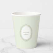 Laduree French Caffee Patisserie Boulangerie Green Pappbecher (Vorderseite)