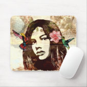 Lady 1 Mousepad (Mit Mouse)