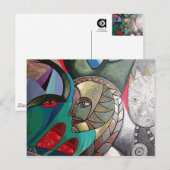 Lady A Postkarte (Vorne/Hinten)