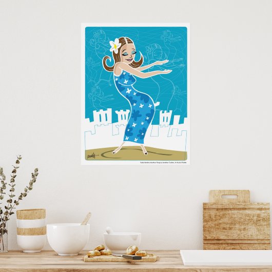 Lady Aberlins MuuMuu Poster (Küche)