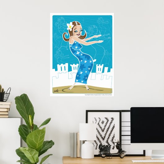 Lady Aberlins MuuMuu Poster (Heimbüro)