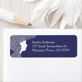 Lady Address Label (Insitu)