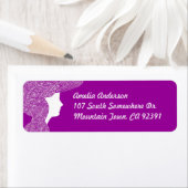 Lady Address Label (Insitu)