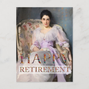 Lady Agnew of Lochnaw Happy Retirement Postkarte