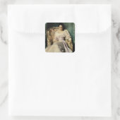 Lady Agnew of Lochnaw Quadratischer Aufkleber (Tasche)