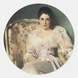 Lady Agnew of Lochnaw Runder Aufkleber