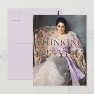 Lady Agnew von Lochnaw 1864 Ich denke an Dich Postkarte