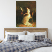 Lady am Klavier Leinwanddruck (Insitu (Schlafzimmer))
