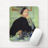 Lady am Tea Table Mousepad (Mit Mouse)