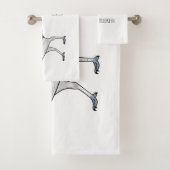 Lady Amherst-Cartoon Badhandtuch Set (Insitu)
