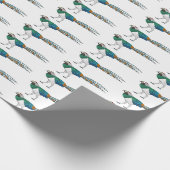 Lady Amherst-Cartoon Geschenkpapier (Ecke)