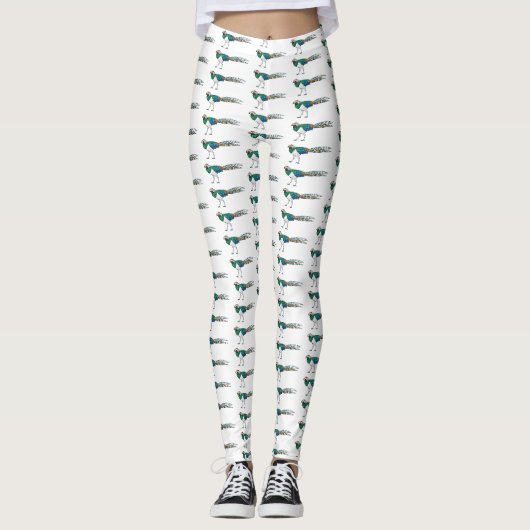 Lady Amherst-Cartoon Leggings (Vorderseite)