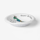 Lady Amherst-Cartoon Pappteller (Gewinkelt)