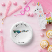 Lady Amherst-Cartoon Pappteller (Party)