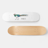 Lady Amherst-Cartoon Skateboard (Horizontal)