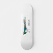 Lady Amherst-Cartoon Skateboard (Vorne)