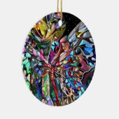 Lady and Butterfly! Keramikornament (Rechts)