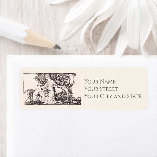 Lady and Dogs von Arthur Rackham (Insitu)