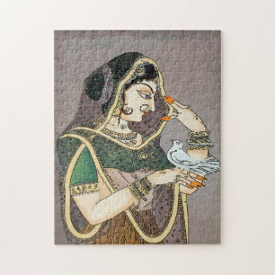 Lady and Dove Puzzle