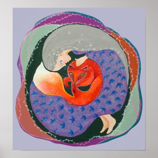 Lady and Fox. Poster (Vorne)