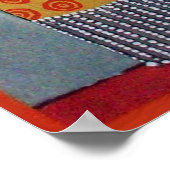 LADY AND FRUITS TABLE SET ART DECO POLTERABEND POSTER (Ecke)