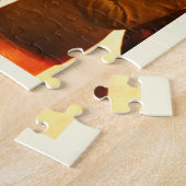 Lady and gent with Pferd Vintag art Puzzle (Seite)